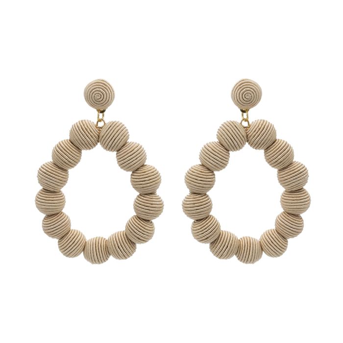 Beaded best sale teardrop earrings