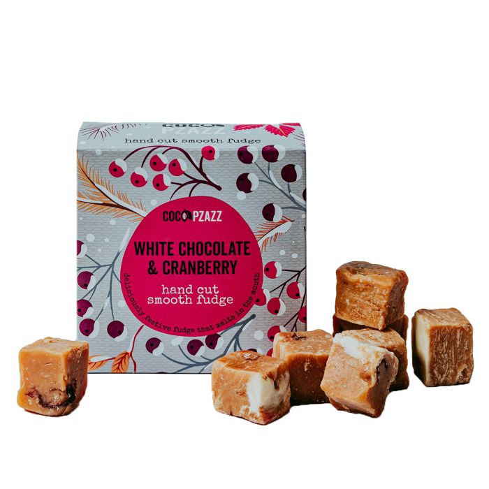 White Chocolate & Cranberry Christmas Fudge Box Royal Academy of Arts