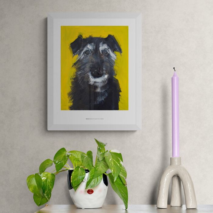 Mini Print Elderly Dog by Sally Muir Royal Academy of Arts Shop Royal Academy of Arts