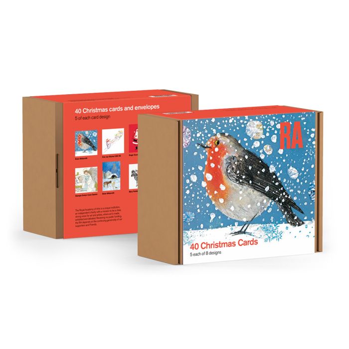 Christmas Mega Box of 40 Christmas Cards 2023 (Bird) Royal Academy of Arts Shop Royal