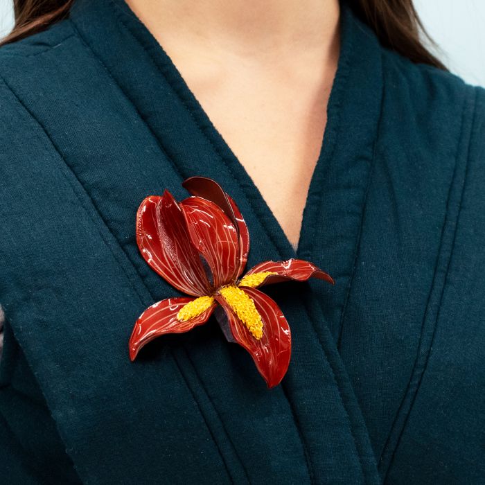 Iris brooch online