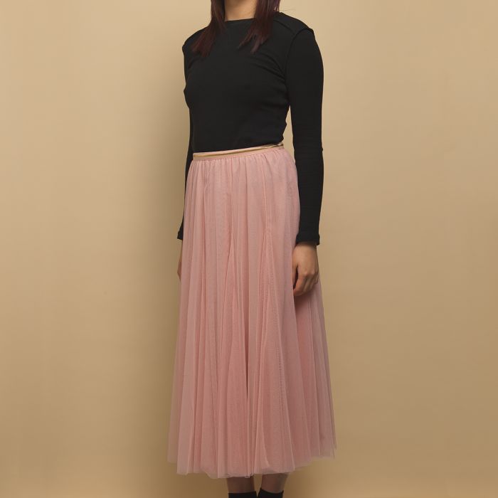 Pale pink tulle skirt uk outlet