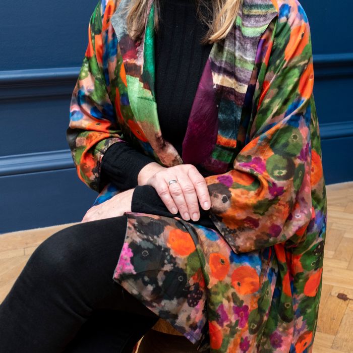 Reversible Floral Silk Jacket Royal Academy of Arts Shop Royal Academy of Arts